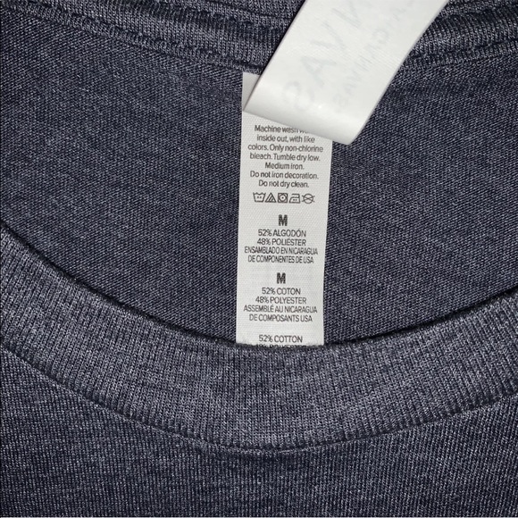 Women’s CANVAS M BUD LIGHT SELTZER ICED TEA  Heathered Blue T-Shirt Tee NWOT - Picture 7 of 8